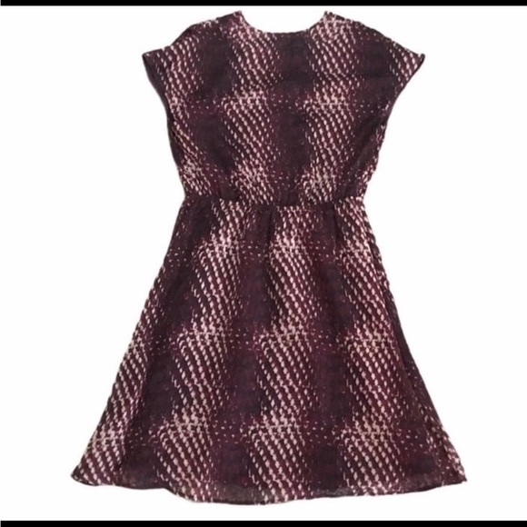 Converse burgundy print dress - Picture 5 of 8